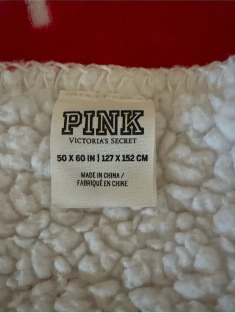 PINK Victorias Secret soft red
